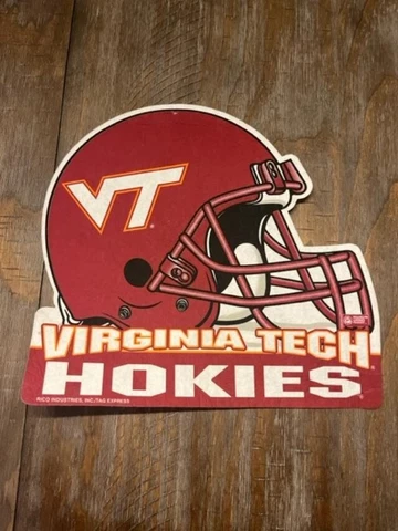 Rico Industries Virginia Tech Hokies Football Pennant Helmet Shaped Cover