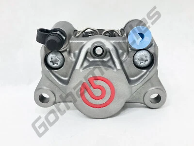 Ducati Brembo Racing Titanium Dark Grey RED LOGO 34mm P34 P2 Rear Brake Caliper - Image 1 of 4