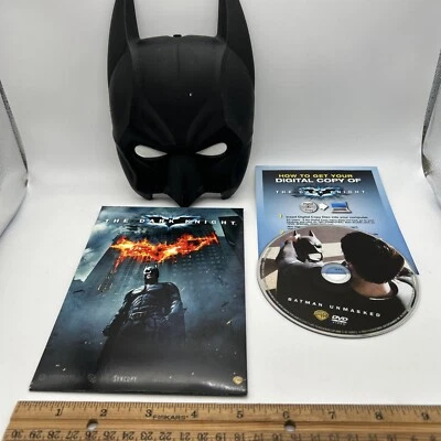 Batman The Dark Knight Two Disc DVD Limited Edition Mask Cowl Case Wide Screen - Image 1 of 4