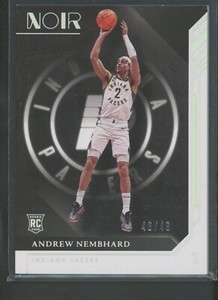 2022-23 Andrew Nembhard 46/49 Panini Noir Rookie RC