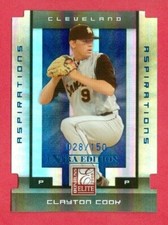 2008 ELITE EXTRA EDTN (BB) Clayton Cook SP DIE-CUT RC FOIL CARD #22 #'ed 028/150