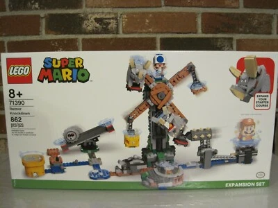 2021 LEGO SUPER MARIO 71390 REZNOR KNOCKDOWN EXPANSION SET (862 PIECES)--NEW - Image 1 of 4