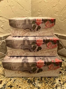 3 Paris themed nesting boxes with ๐น - Picture 1 of 7