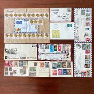 Lot of 10 Stamped Envelopes and Postcards – Nicaragua, Spain, Vatican. E25257 - Picture 1 of 8
