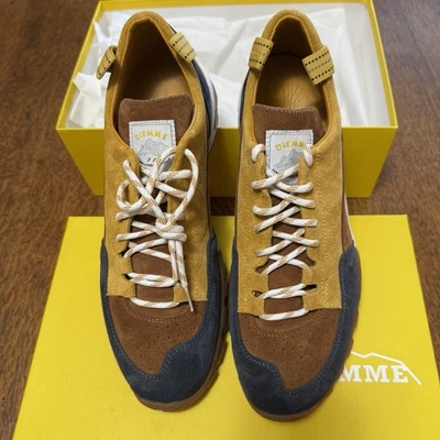 $385 Zapatillas Deportivas Diemme "Possagno" Gamuza Marrón/Amarillo 45 EE. UU. 12 Nuevas en Caja Foto 1 de 4