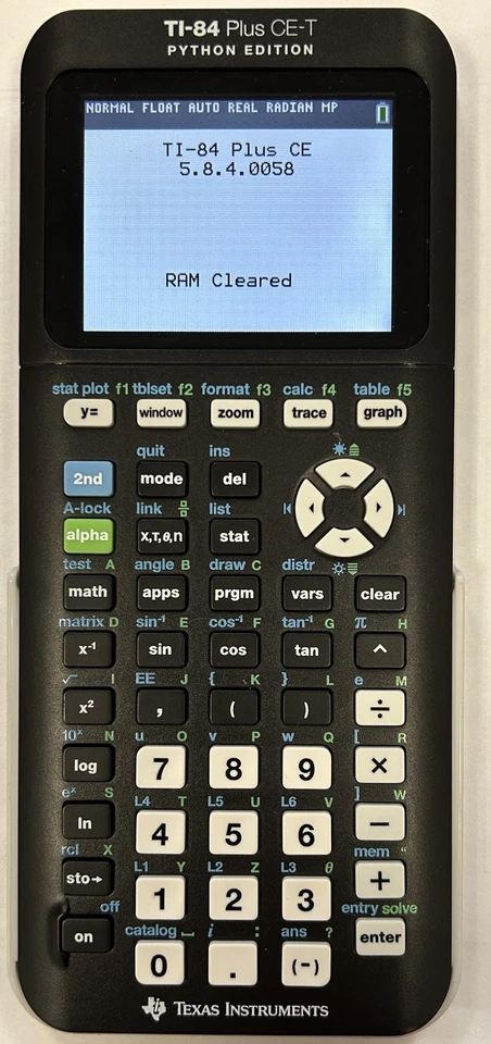Texas Instruments TI-84 CE-T Python Edition Colour Graphic Calculator - Refurb - Image 1 of 4