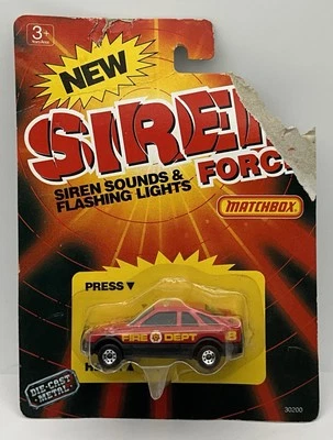 1990 Matchbox Siren Force Fire Department Ford Sierra XR4 - *Read - Image 1 of 4