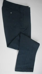 LANDS END Navy School Uniform Plain Front Stain Resistant Pants Womens 0 *NEW* - Picture 1 of 6
