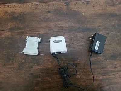 TP-LINK TL-PS110P 1 PORT PARALLEL ETHERNET PRINT SERVER WITH POWER SUPPLY TESTED - Image 1 of 4