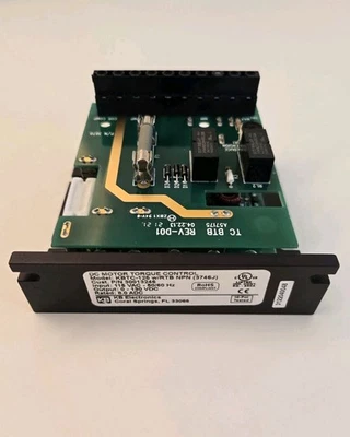 KB KBTC-125 w/RTB NPN (3746J) P/N 30013246 DC MOTOR TORQUE CONTROL - Image 1 of 4