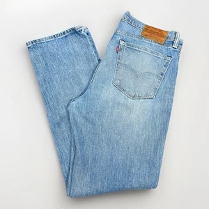 Levis 541 White Oak Cone Denim Athletic Taper  Blue Jeans 35x31 - Picture 1 of 20