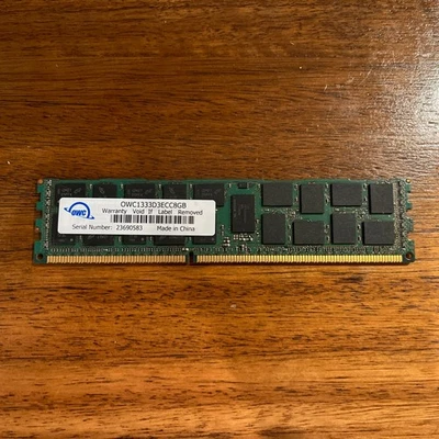 OWC MAC PRO 8GB PC3-10600 ECC MEMORY RAM OWC1333D3ECC8GB - Image 1 of 2