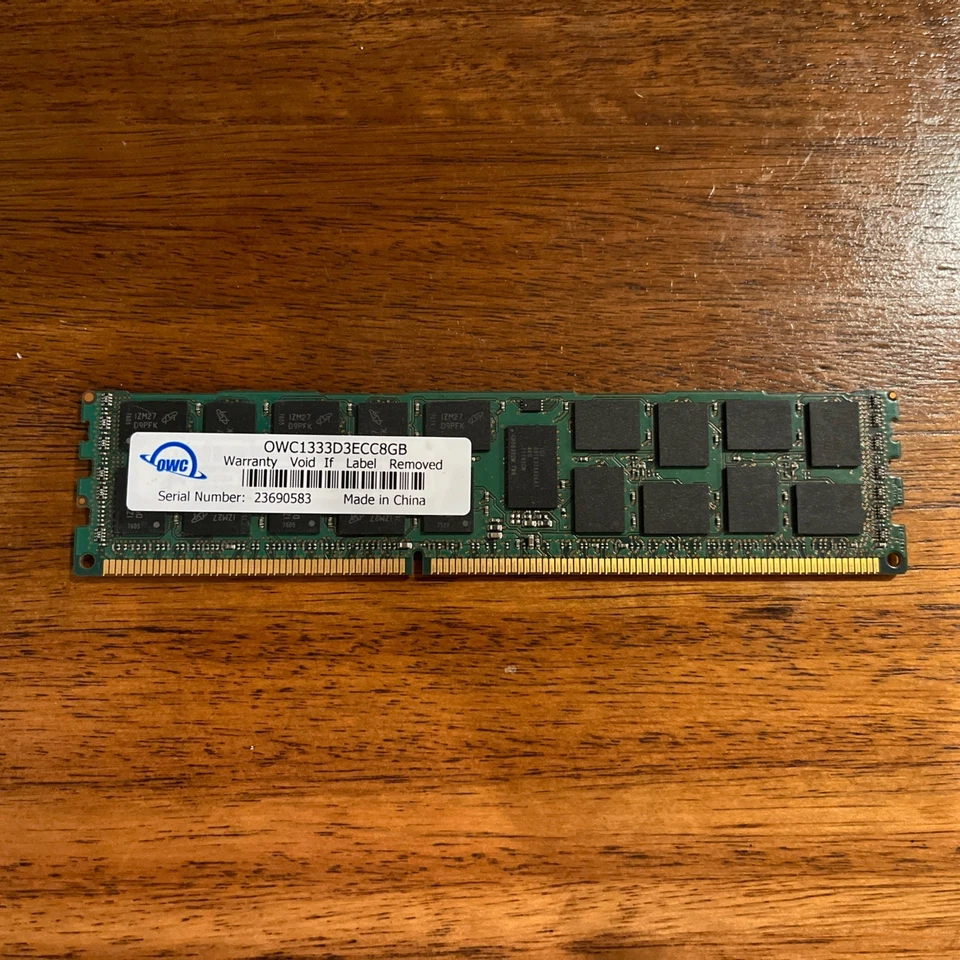 OWC MAC PRO 8GB PC3-10600 ECC MEMORIA RAM OWC1333D3ECC8GB Foto 1 de 2