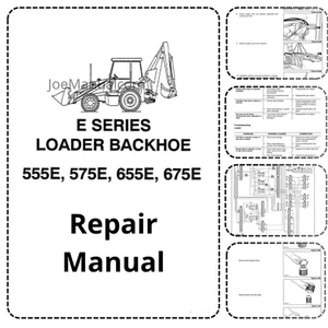 FORD New Holland Backhoe Loader 55E 575E 655E 675E Repair Manual - Picture 1 of 1