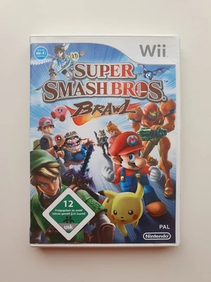 Super Smash Bros Brawl Nintendo Wii Spiel retro Videospiel Super Mario Pikachu - Bild 1 von 3