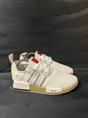 Adidas NMD R1 Tokyo Dorado Para hombres Talla 8 Blanco Negro Zapatos Tenis FY1159 Foto 1 de 4