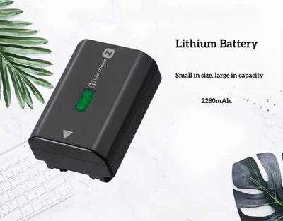 NP-FZ100 7.2V 2280mAh Battery For Sony M2 M3 M4 S3 a9 A6600 a7RIII Cameras - Bild 1 von 4