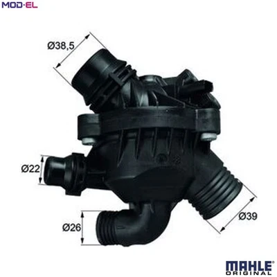 THERMOSTAT COOLANT TM 30 97 FOR BMW X5/SAV/E70 X6/SAC/E71/E72 N54B30A N55B30 - Image 1 of 4