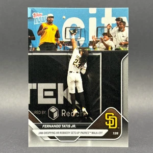 Fernando Tatis Jr. 2025 Topps Now #480 - Jaw-Dropping HR Robbery - SD Padres - Picture 1 of 3