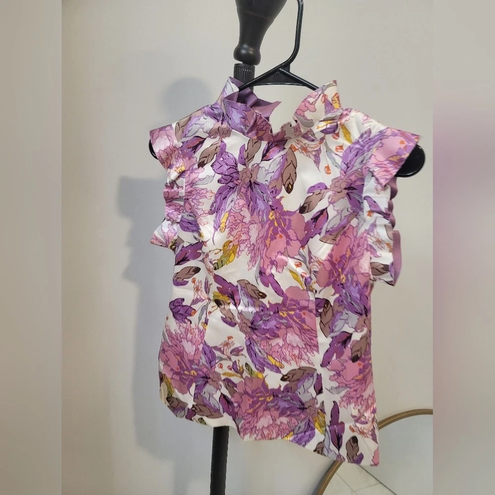 VIVIENNE TAM ノースリーブチュニック VIVIENNE TAM 中華 ノースリーブ