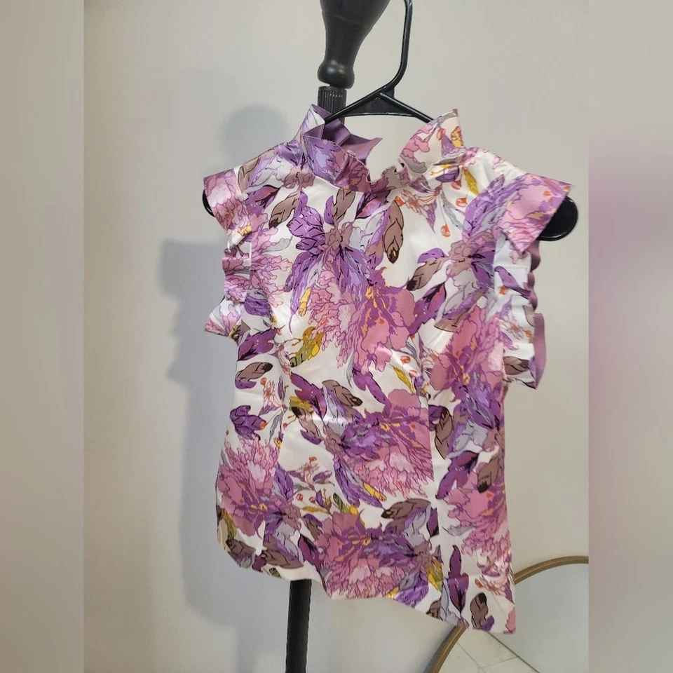 Blusa de seda Vivienne Tam años 90 talla 4 Foto 1 de 4