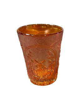 Vintage Imperial Carnival Glass Marigold Orange Windmill Pattern Tumbler Only 1 - Picture 1 of 5