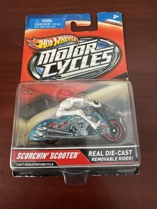 HOT WHEELS MOTOCICLETAS SCOOTER ABRASADOR REAL DIECAST DESMONTABLE RIDER 2011 - Imagen 1 de 3