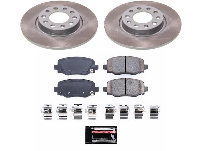 Kit de pastillas de freno trasero y rotor para Chrysler 200 2015-2017 2016 HQ249KF Foto 1 de 1