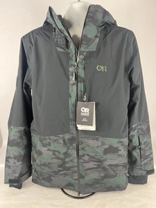 Outdoor Research Snowcrew Jacket Men’s 800g Camo Small Waterproof Windproof - Picture 1 of 8