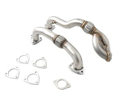 Rudy's Heavy Duty Up Pipes with Gaskets For 08-10 Ford 6.4L Powerstroke Diesel - Image 1 of 3