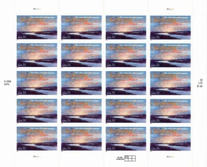 USA 2007 OKLAHOMA STATEHOOD 1907-2007. 20 STAMP SHEET 39 CENT SCOTT 4121 MNH - Picture 1 of 4