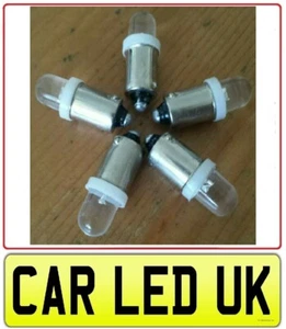 ✅ 6v LED Light Bulbs BA9S 233 T4W H6 ✅ Moped Scooter Classic Bike Motorcycle ✅ - Picture 1 of 6