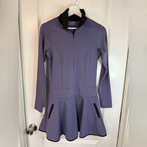 Vestido de golf Olaya para mujer púrpura y negro UV50+ manga larga equilibrio - talla grande - Imagen 1 de 10