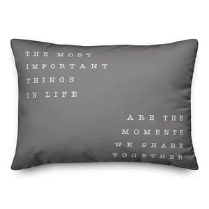 Creative Products Moments We Share 20 x 14 Spun Poly Pillow - Picture 1 of 3