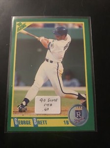 1990 Score #140 George Brett Kansas City Royals Baseball Card (o)