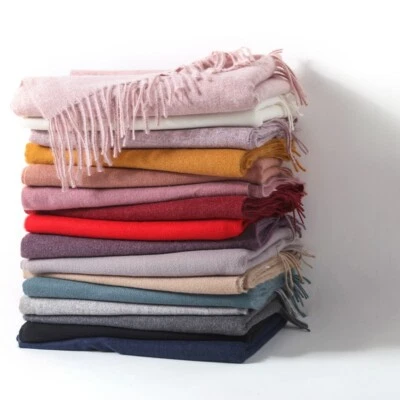 SCARVES CITY Neueste Top Mode schlicht Pashmina Schals Qualität Tücher Komfort garantiert UK