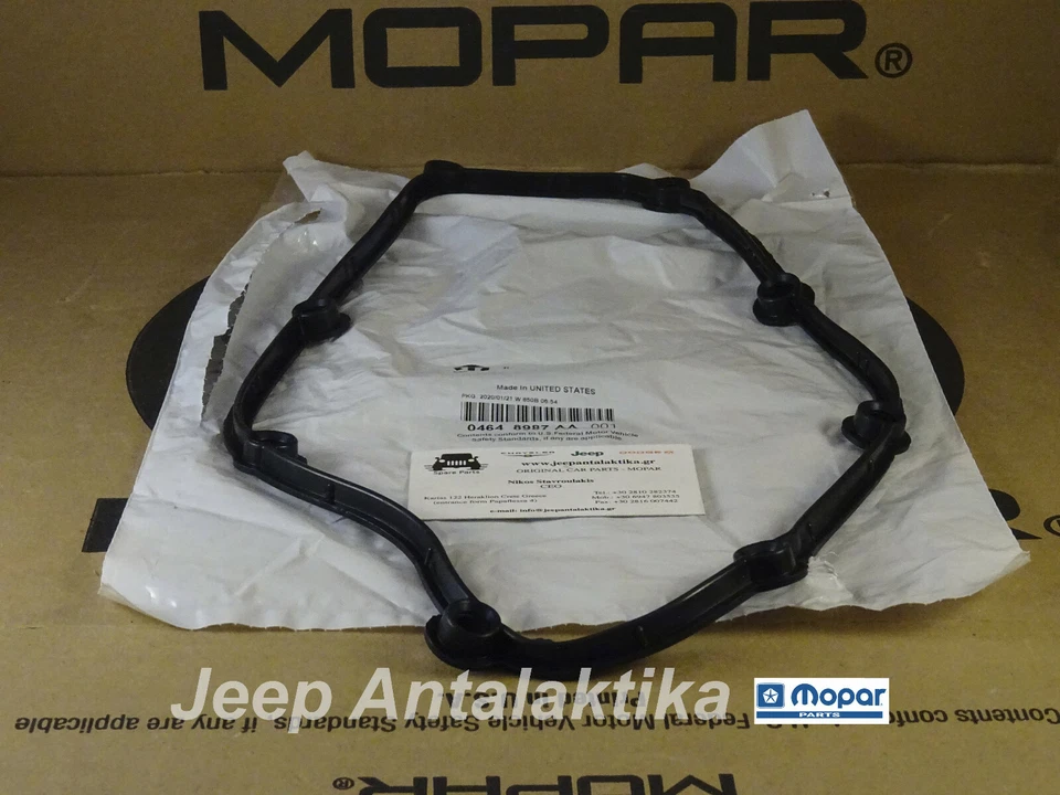 Junta da tampa do cilindro Jeep Wrangler JK 3.8L 07-11 4648987AA nova Mopar genuína  - Imagem 1 de 4
