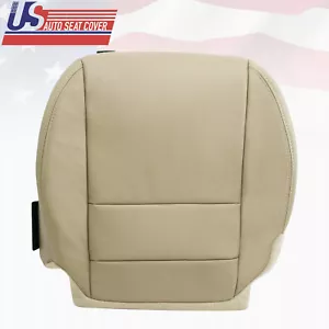 Fits 2007 - 2012 Acura MDX Driver Lower Genuine Leather Seat Cover in shade TAN - Picture 1 of 7