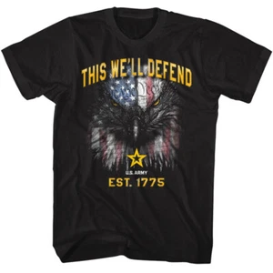 United States Army We The People This We'll Defend EST 1775 Men's T Shirt - Picture 1 of 3