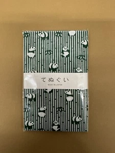 Japanese Tenugui Cotton Cloth Hand Towel Gift Kendo - Panda 90cm*34cm - Picture 1 of 2