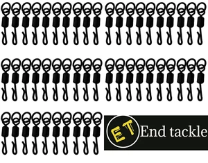 Schnellwechsel Flexi Ring drehbar x50 Größe 8 Ende Tackle Terminal Tackle Angeln - Bild 1 von 1