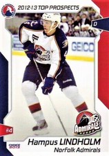 Hampus Lindholm 2012-13 AHL Top Prospects Norfolk Admirals