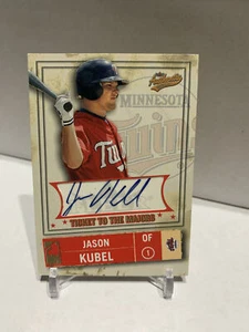 2005 Fleer Authentic Ticket to the Majors Autograph Jason Kubel #'d 001/100 - Picture 1 of 2