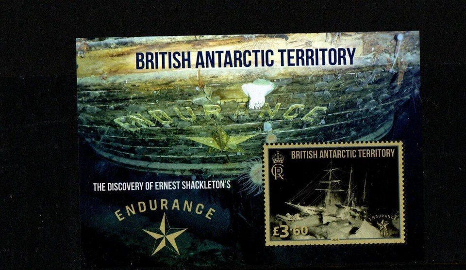 TERRITORIO ANTÁRTICO BRITÁNICO 2024, SHACKLETON'S ENDURANCE; M/S MNH Foto 1 de 1
