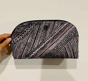 NWT Lululemon Sun Up Sun Down Pouch TPWB Tribal Black White Pink Cosmetic Bag