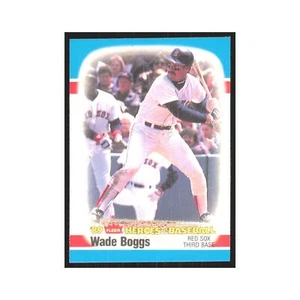 Wade Boggs 1989 Fleer Heroes of Baseball #2.0 Boston Red Sox Baseball Card NM - Picture 1 of 3