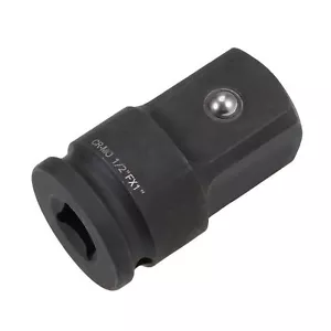 USA 1/2 In Drive x 1 Inch Impact Socket Adapter Female to Male Cr-Mo Black - Picture 1 of 16