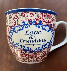 Taza Taza Amor y Amistad "Fine China Paisley Sostiene 12 OZ - Imagen 1 de 4