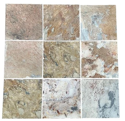 12" x 12" Autumn Stone Slate Tile Natural Stone (50 Square Feet) T-23B - Image 1 of 2