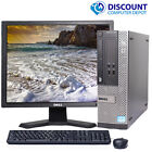 Dell 390 Desktop Computer Core I3 Windows 10 Pc 8Gb 250Gb Hd Wi-Fi Dvd 17" Lcd